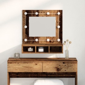 Unidad de Tocador Madera Vieja Madera Maciza