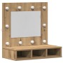 Unidad de tocador con espejo Rojo Artisan MDF, Vidrio | Foro24.es | Tu tienda online para hogar, jardín y más Foro24.es