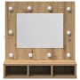 Unidad de tocador con espejo Rojo Artisan MDF, Vidrio | Foro24.es | Tu tienda online para hogar, jardín y más Foro24.es