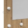 Unidad de tocador con espejo Rojo Artisan MDF, Vidrio | Foro24.es | Tu tienda online para hogar, jardín y más Foro24.es