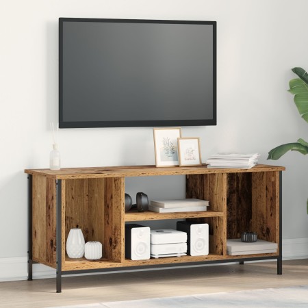 Centro de Entretenimiento Madera Vieja Tablero de partículas, metal | Foro24.es | Tu tienda online para hogar, jardín y más Foro24.es