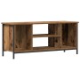 Centro de Entretenimiento Madera Vieja Tablero de partículas, metal | Foro24.es | Tu tienda online para hogar, jardín y más Foro24.es