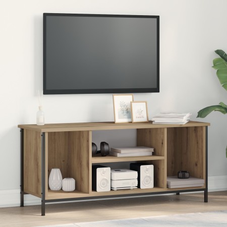 Soporte para TV Roble Artesanal Madera engineered, Metal | Foro24.es | Tu tienda online para hogar, jardín y más Foro24.es