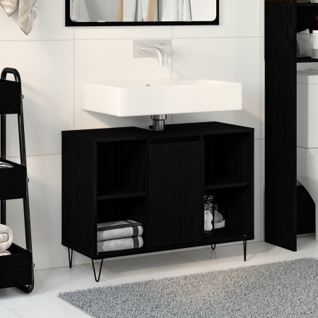 Tocador de Roble Negro Roble Negro MDF Mediano | Foro24.es | Tu tienda online para hogar, jardín y más Foro24.es
