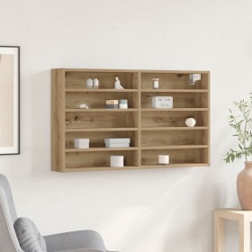 Vitrine Cabinet Artisan Roble 100x15x58 cm Madera