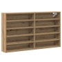 Vitrine Cabinet Artisan Roble 100x15x58 cm Madera Elaborada | Foro24.es | Tu tienda online para hogar, jardín y más Foro24.es