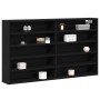Armario Vitrine Negro Roble 100x15x58 cm Madera Elaborada de , Estantes y estanterías - Ref: Foro24-873906, Precio: 66,60 €, ...