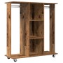 Armario con ruedas en madera antigua 102x38x110 cm en madera contrachapada | Foro24.es | Tu tienda online para hogar, jardín y más Foro24.es