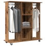 Armario con ruedas en madera antigua 102x38x110 cm en madera contrachapada | Foro24.es | Tu tienda online para hogar, jardín y más Foro24.es