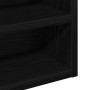 Armario Vitrine Negro Roble 100x15x58 cm Madera Elaborada de , Estantes y estanterías - Ref: Foro24-873906, Precio: 66,60 €, ...