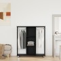 Armario con Ruedas de Roble Negro 102x38x110 cm de Madera Elaborada | Foro24.es | Tu tienda online para hogar, jardín y más Foro24.es