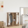 Armario con Ruedas Roble Artisan 102x38x110 cm Madera Elaborada von , Aufbewahrung von Kleidung und Schränken - Ref: Foro24-8...