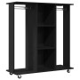 Armario con Ruedas de Roble Negro 102x38x110 cm de Madera Elaborada | Foro24.es | Tu tienda online para hogar, jardín y más Foro24.es