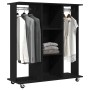 Armario con Ruedas de Roble Negro 102x38x110 cm de Madera Elaborada | Foro24.es | Tu tienda online para hogar, jardín y más Foro24.es