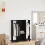 Armario con Ruedas de Roble Negro 102x38x110 cm de Madera Elaborada | Foro24.es | Tu tienda online para hogar, jardín y más Foro24.es