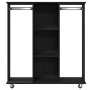 Armario con Ruedas de Roble Negro 102x38x110 cm de Madera Elaborada | Foro24.es | Tu tienda online para hogar, jardín y más Foro24.es