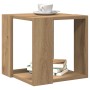 Mesa de Café Roble Artesanal Madera de Roble Macizo 32 x 32 x 30 cm | Foro24.es | Tu tienda online para hogar, jardín y más Foro24.es