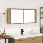 Gabinete de Espejo Roble Artesanal 100x12x45 cm Madera Robusta | Foro24.es | Tu tienda online para hogar, jardín y más Foro24.es