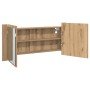 Gabinete de Espejo Roble Artesanal 100x12x45 cm Madera Robusta | Foro24.es | Tu tienda online para hogar, jardín y más Foro24.es