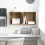Armarios de Pared 2 pcs Roble Artesanal 37x37x37 cm Madera Ingenierizada von , Regale und Regale - Ref: Foro24-875075, Preis:...