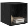 Armarios de Pared 2 pcs Roble Negro 37x37x37 cm Madera Elaborada von , Regale und Regale - Ref: Foro24-875077, Preis: 63,91 €...