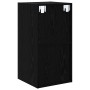 Mueble para TV montado en la pared Roble Negro 37x37x72 cm Madera Técnica von , TV-Möbel - Ref: Foro24-875080, Preis: 57,84 €...