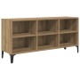 Mesa de TV Roble artesano Madera industrial, Metal Mediana by , TV Furniture - Ref: Foro24-875114, Price: 76,36 €, Discount: %