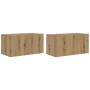 Juego de Mueble de TV Roble Artesanal MDF Mediano Mueble de TV by , TV Furniture - Ref: Foro24-875168, Price: 69,64 €, Discou...