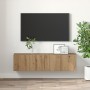 Juego de Mueble de TV Roble Artesanal MDF Mediano Mueble de TV by , TV Furniture - Ref: Foro24-875168, Price: 69,64 €, Discou...