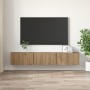 Juego de Muebles para TV Roble Artesanal MDF, Chapa Mediano by , TV Furniture - Ref: Foro24-875169, Price: 97,57 €, Discount: %