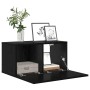 Set de Mueble de TV Roble Negro Madera elaborada Pequeño by , TV Furniture - Ref: Foro24-875171, Price: 71,62 €, Discount: %
