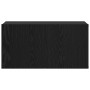 Set de Mueble de TV Roble Negro Madera elaborada Pequeño by , TV Furniture - Ref: Foro24-875171, Price: 71,62 €, Discount: %
