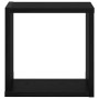 Estantes de pared Roble Negro MDF 26 x 15 x 26 cm by , Shelves and shelves - Ref: Foro24-875180, Price: 25,47 €, Discount: %