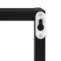 Estantes de pared Roble Negro MDF 26 x 15 x 26 cm by , Shelves and shelves - Ref: Foro24-875180, Price: 25,47 €, Discount: %