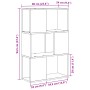Soporte para Libros Roble Artesanal Madera Ingenierada von , TV-Möbel - Ref: Foro24-875192, Preis: 55,97 €, Rabatt: %
