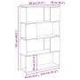 Centro de Entretenimiento Roble negro Madera engineered von , TV-Möbel - Ref: Foro24-875202, Preis: 82,13 €, Rabatt: %