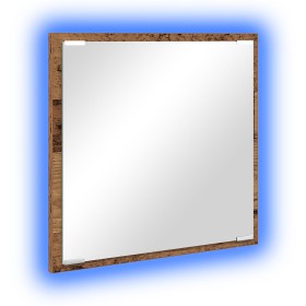 Espejo LED de Baño Madera Vieja 40x8.5x37 cm Madera Ingenierada de , Tocadores de baño - Ref: Foro24-875411, Precio: 48,48 €,...