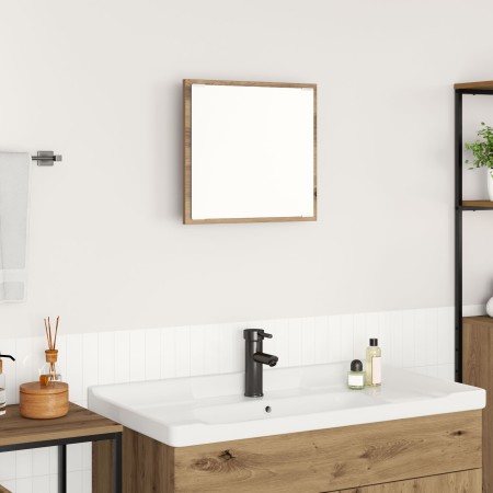 Espejo de baño LED Roble artesanal 40x8.5x37 cm Madera elaborada | Foro24.es | Tu tienda online para hogar, jardín y más Foro24.es