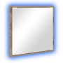 Espejo de baño LED Roble artesanal 40x8.5x37 cm Madera elaborada | Foro24.es | Tu tienda online para hogar, jardín y más Foro24.es