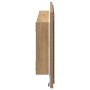 Espejo de Baño Roble Artesano Madera elaborada, Vidrio de , Tocadores de baño - Ref: Foro24-875420, Precio: 64,36 €