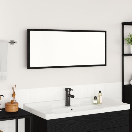 Espejo de baño Roble negro Vidrio, MDF Grande Espejo | Foro24.es | Tu tienda online para hogar, jardín y más Foro24.es