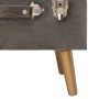 Aufbewahrungshocker aus grauem Samt, 40 cm von vidaXL, Bänke für Hallen und Lager - Ref: Foro24-329253, Preis: 52,31 €, Rabat...