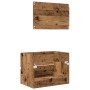 Juego de Muebles de Baño 2 Piezas Madera Vieja | Foro24.es | Tu tienda online para hogar, jardín y más Foro24.es