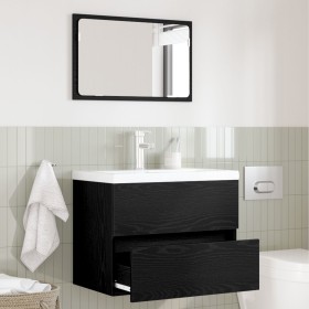 Conjunto de muebles de baño de 2 piezas de roble