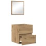 Gabinete de Almacenamiento para Baño Roble MDF Mediano de , Muebles de baño - Ref: Foro24-875701, Precio: 59,14 €