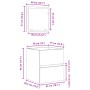 Gabinete de Almacenamiento para Baño - Roble Negro Madera Creada by , Bathroom furniture - Ref: Foro24-875702, Price: 67,25 €...