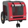 Carrito de mascotas rojo Rojo Poliéster, Metal 124 x 53 x 53 cm von , Kinderwagen für Haustiere - Ref: Foro24-93845, Preis: 1...