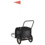 Cochecito para Mascotas Negro Negro Metal, Tela 124 x 53 x 53 cm | Foro24.es | Tu tienda online para hogar, jardín y más Foro24.es