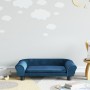 Sofá para niños de terciopelo azul 70x45x26 cm | Foro24.es | Tu tienda online para hogar, jardín y más Foro24.es