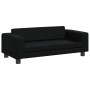 Sofá para niños y reposapiés cuero sintético negro 100x50x30 cm by , Baby and Toddler Furniture - Ref: Foro24-3196414, Price:...